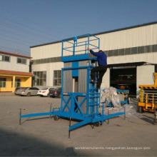 Four Pillar Aluminum Alloy Elevators/Aerial man lift /Telescopic one man lift